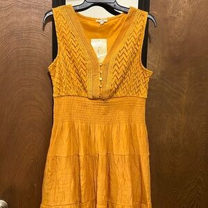 Mustard Sun Dress